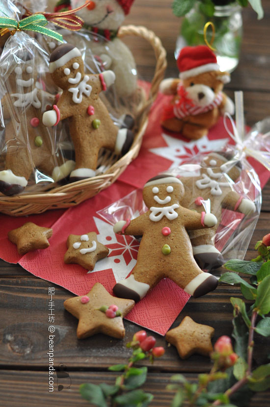 薑餅人【聖誕必備 / 天然色素】Gingerbread Man Cookies