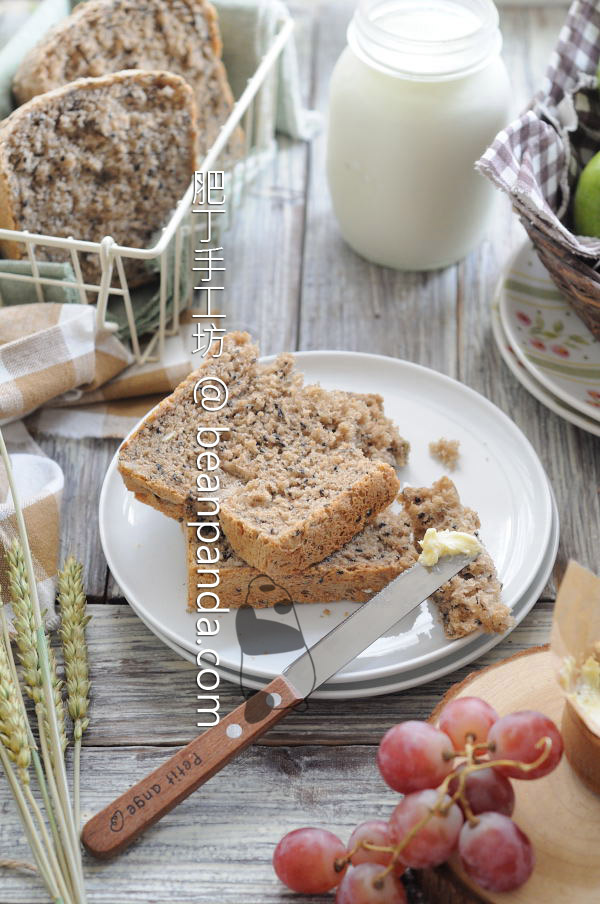 裸麥多穀麵包【粗糧吐司 / 麵包機食譜】Multi-grain Rye Bread