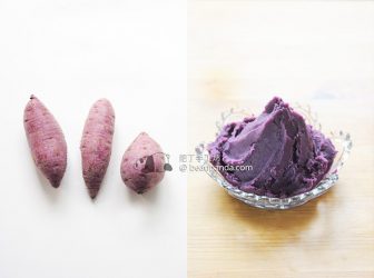 紫地瓜泥/番薯蓉【萬用餡料之四 】Purple Sweet Potato Paste (Cake Fillings)