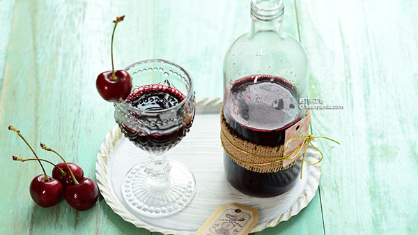自釀櫻桃酒　天然發酵水果酒 一個月就能喝 Homemade Cherry Wine Recipe
