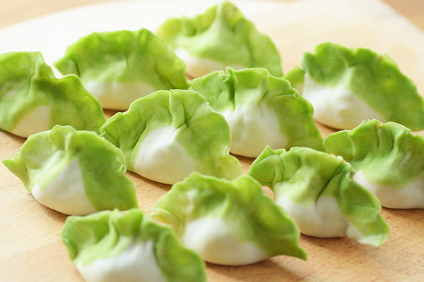 Chinese Cabbage Dumplings Vegetarian 翡翠白菜素餃子【素食餡料】