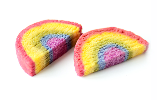 彩虹餅乾  最甜美的問候與祝福  全蔬食沒泡打粉 Plant-based Rainbow Cookies Recipe Vegan