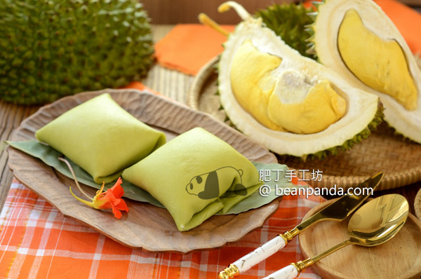 榴槤班戟超好吃【味道湧出屏幕了】清新班蘭餅皮 Hong Kong Style Durian Pancake Recipe